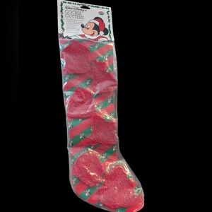 Vintage Walt Disney Christmas Stocking Cookie Cutters Set of 6 Mickey‎ Mouse